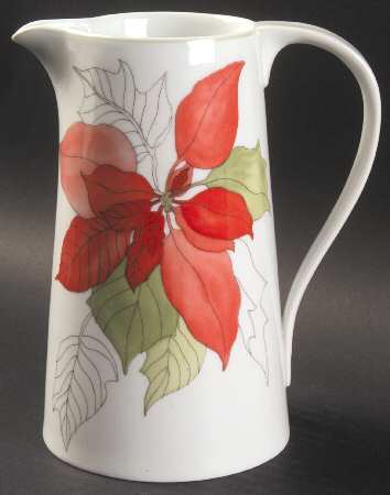 Poinsettia Mini Coffee Pot No Lid