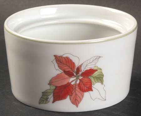 Poinsettia Mini Sugar Bowl No Lid