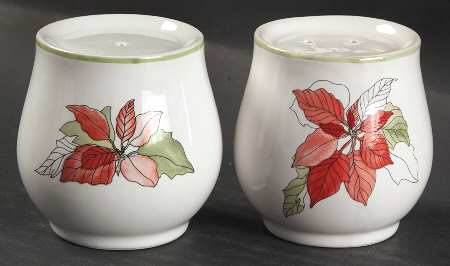 Poinsettia Salt & Pepper Set