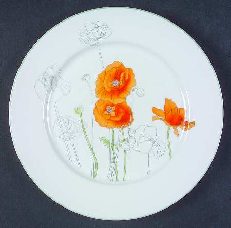 Poppy Salad Plate