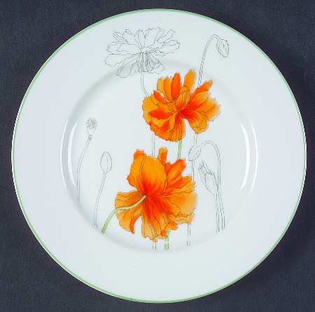 Poppy Bread & Butter Plate