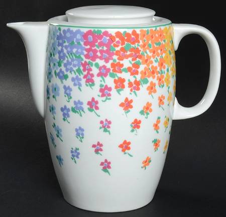 Posies Coffee Pot & Lid