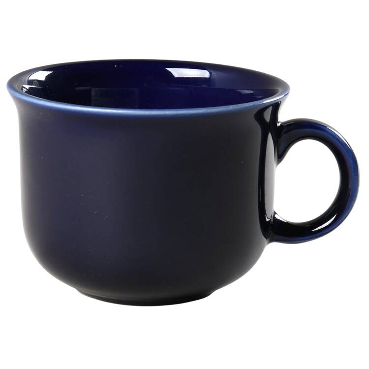 Rainbow Cobalt Blue Flat Cup