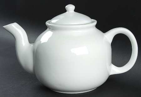 Rainbow White Teapot & Lid