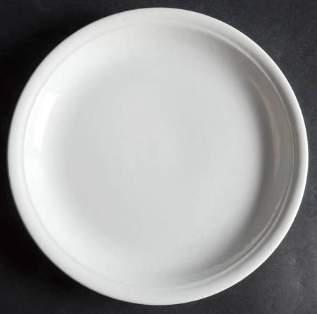 Rainbow White Salad/Dessert Plate
