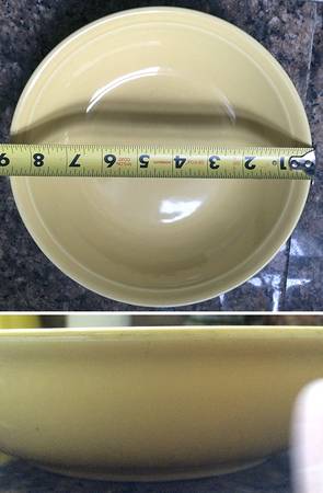 Rainbow Yellow 8" Individual Pasta Bowl