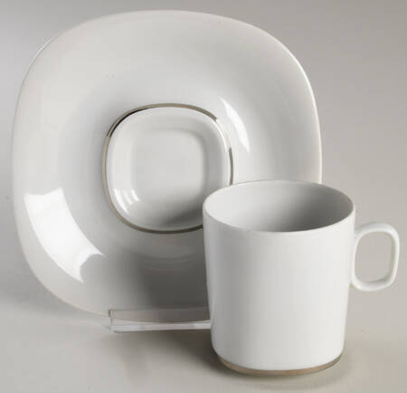 Rings Flat Cup & Saucer Set