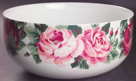 Rose Garden 7" Round Vegetable Bowl