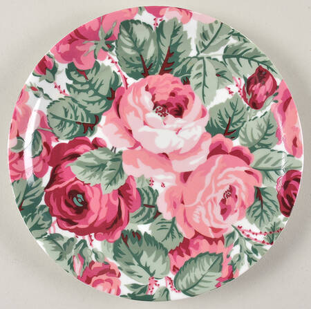 Rose Garden Salad Plate