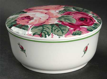 Rose Garden Round Box & Lid