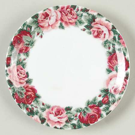 Rose Garden Bread & Butter Plate