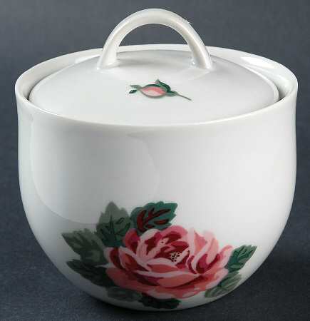 Rose Garden Sugar Bowl & Lid