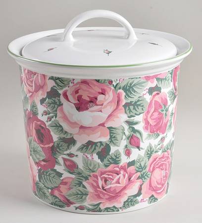 Rose Garden Cookie Jar & Lid