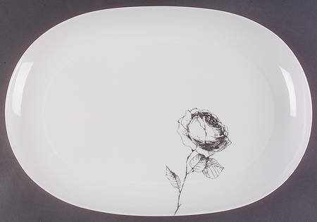 Rosa 16" Oval Serving Platter