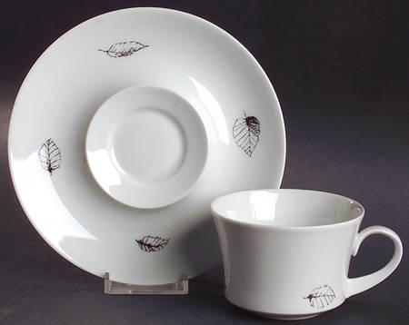 Rosa Flat Cup & Saucer Set