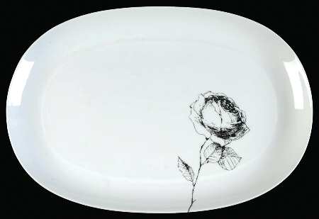 Rosa 14" Oval Serving Platter