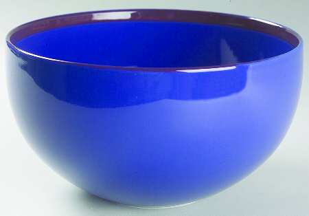Skylight Blue Mulberry 7" Round Vegetable Bowl