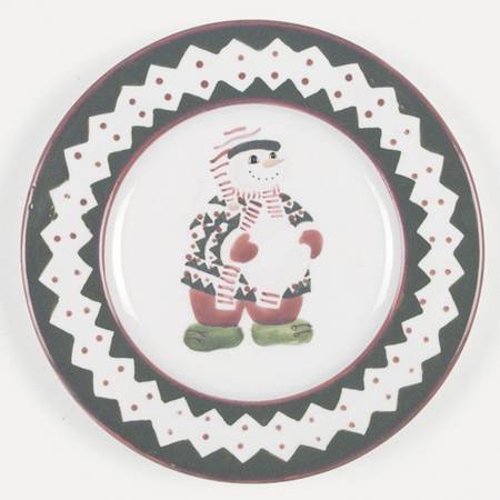 Snow People Dessert/Pie Plate