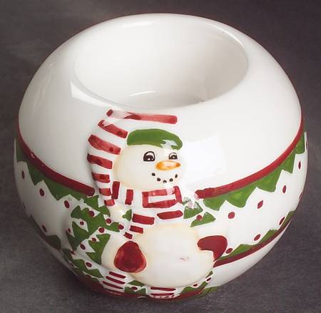 Snow People Votive Candleholder