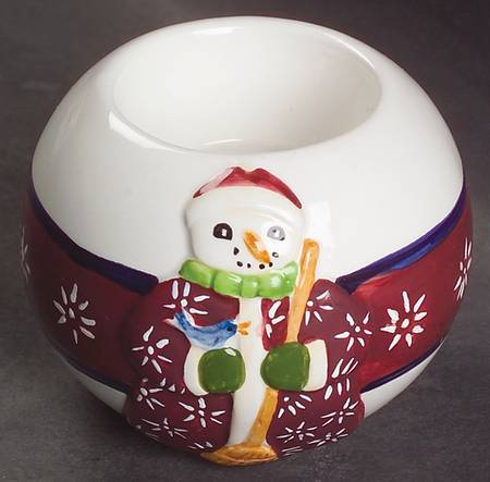 Snow People Votive Candleholder