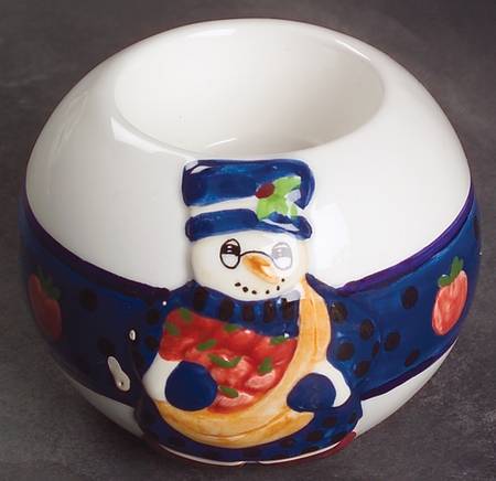 Snow People Votive Candleholder