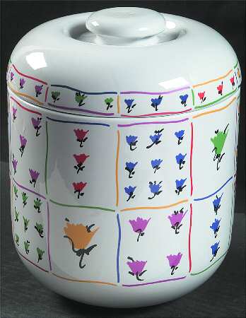 Spring Fields Cookie Jar & Lid