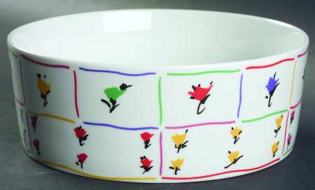 Spring Fields 7" Round Vegetable Bowl