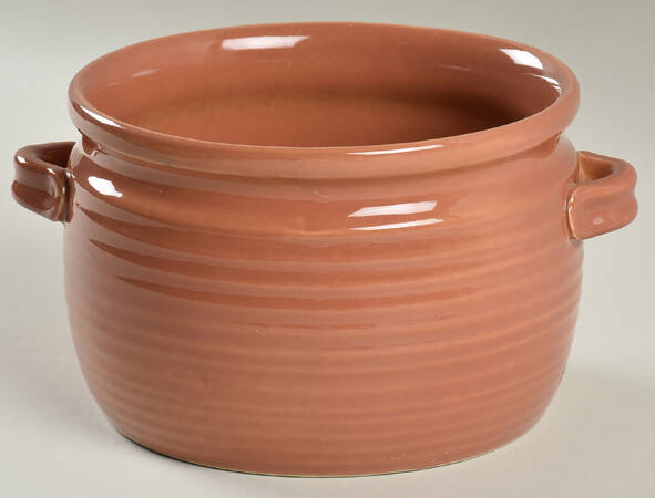 Staccatto Terra Cotta 2 Qt Round Covered Casserole No Lid