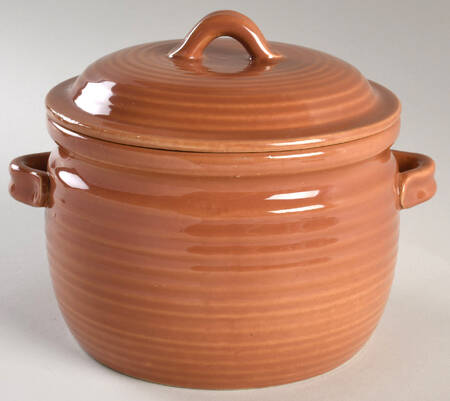 Staccatto Terra Cotta 2 Qt Round Covered Casserole by Block