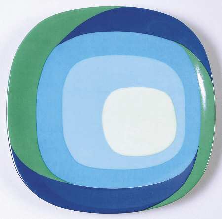 Study In Squares Bread & Butter Plate