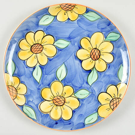 Sunflowers Chop Plate (Round Platter)