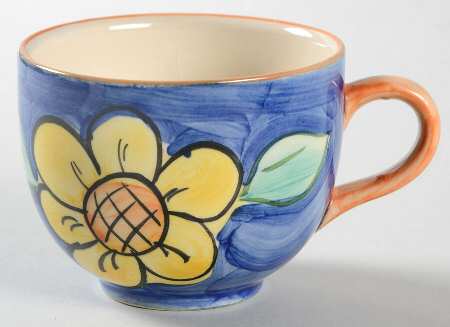 Sunflowers Flat Cup