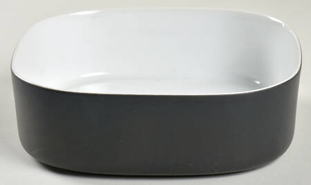 Transition Black 6" Square Vegetable Bowl