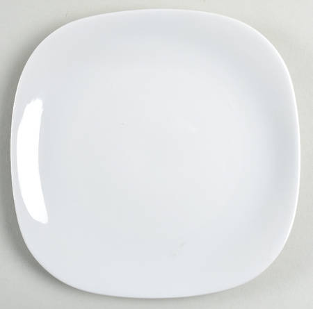 Transition White Salad Plate