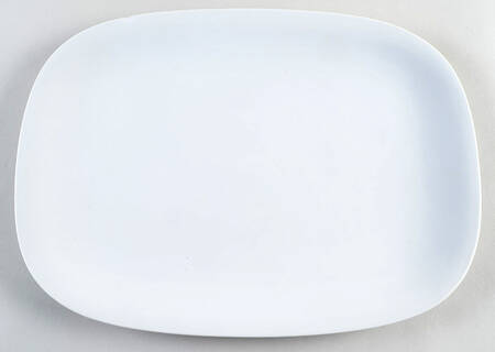 Transition White 15" Oval Serving Platter