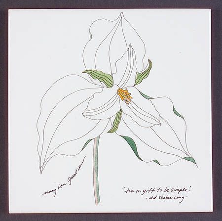 Trillium Tea Tile