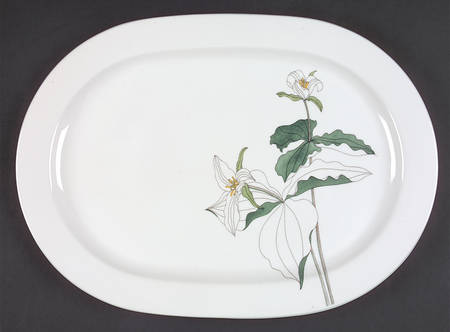 Trillium 15" Oval Serving Platter