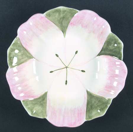 Tulipas Pink 8" Round Vegetable Bowl