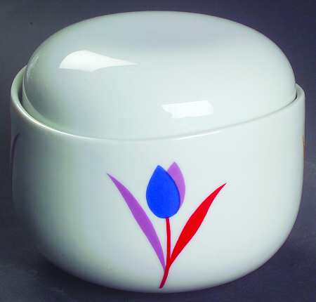 Tulip Time Sugar Bowl & Lid