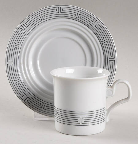 Ulysses Flat Demitasse Cup & Saucer Set