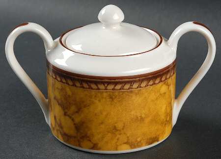 Vintage Citrene Sugar Bowl & Lid