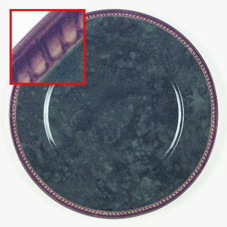 Vintage Emerald Green 12" Chop Plate (Round Platter)