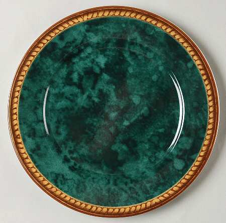 Vintage Emerald Green Salad Plate