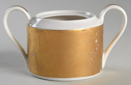 Vintage Gold Sugar Bowl No Lid