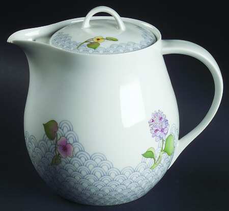 Water Garden Teapot & Lid