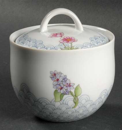 Water Garden Sugar Bowl & Lid