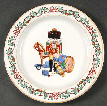 Whimsy Christmas Dessert/Pie Plate