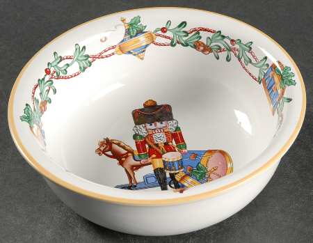 Whimsy Christmas Coupe Cereal Bowl