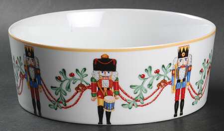 Whimsy Christmas 7" Round Vegetable Bowl