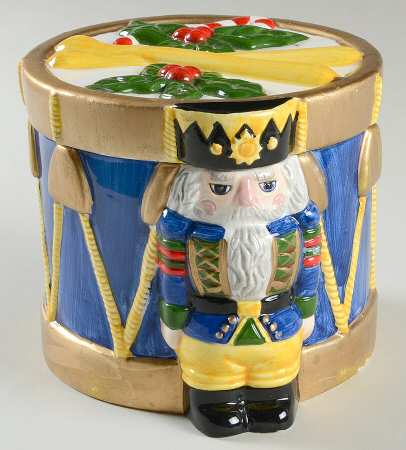 Whimsy Christmas Figural Sugar Bowl & Lid